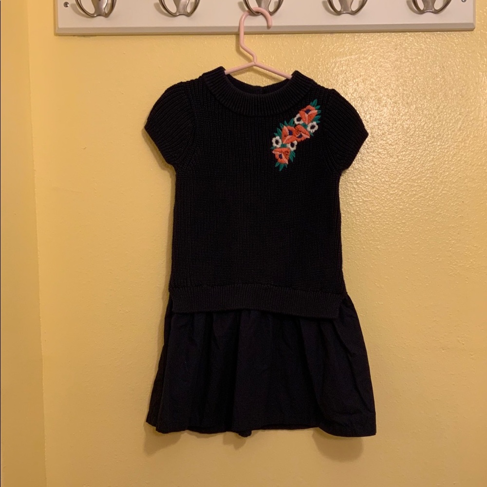 Janie and Jack navy blue dress size 4